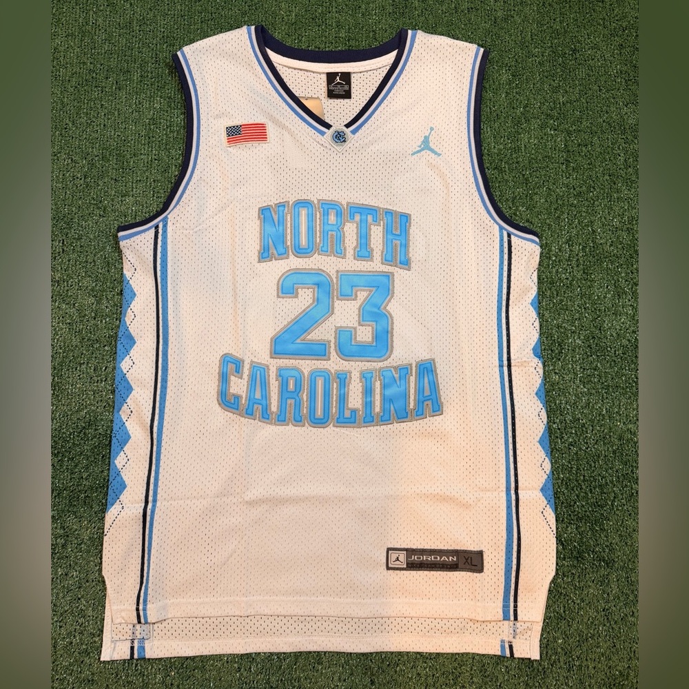Michael Jordan, North Carolina college jersey throwback